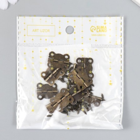 The loop is the overhead opening angle of 180 degrees + nails. set 10 pcs 2x1.7 cm-7