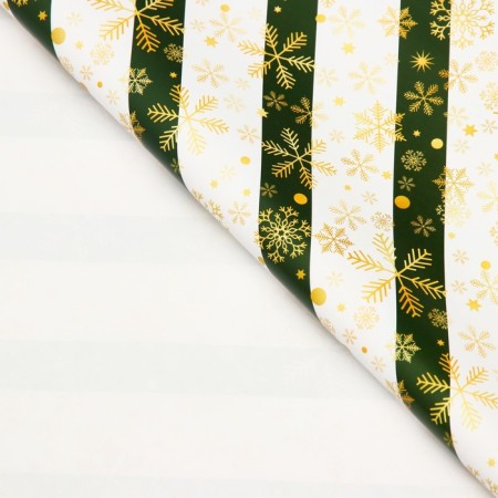 Glossy packaging paper "Snowflakes!", 50 x 70 cm-2