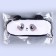 School Pandal Pandal, soft, 20 × 6.5 cm, plush, white