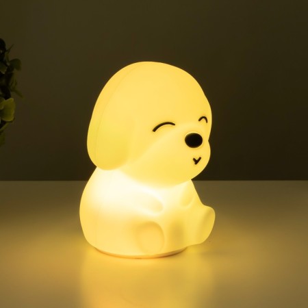 Night-mock "dog" LED from USB white 12x10x14 cm Risalux-6