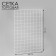 Trading grid 45 × 65 cm, edging 5 mm, rod 3 mm color white