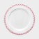Black dining plate "Rose", 19.5 × 19.5 × 2 cm