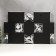 Photo frame plastic in 7 photos 10x10, 10x15 cm "Bird and rosehip" White 33.5x52 cm
