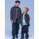T-shirt for boys, height 122 cm, dark blue color