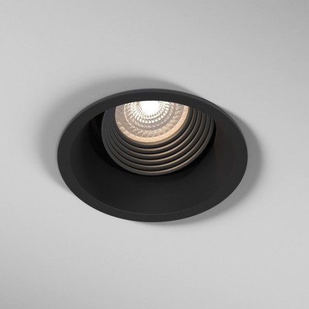 Builtrous lamp Elektrostandard, Punto, 93x93x46 mm, GU10, Black Color