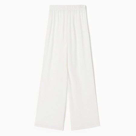 Women's pants Minaku: Casual Collection, white color, size 50-5