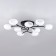 Ceiling chandelier Citilux "Florida" CL148195, 92x92x14.5 cm, 9x60W, E14, Black Color Black