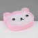 Organizer for jewelry "Casket Bear" 8 seats, plastic, 10.5 × 10 × 3 cm, pink color