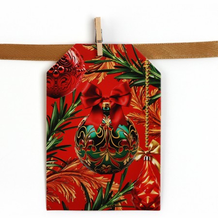 Garland on the tape with fantas "New Year", 150 cm-10