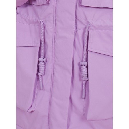 Windbreaker for girls, height 128 cm, pink color-16