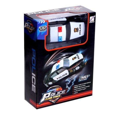 Anti -gravity machine "Police", radio control, battery, drives along the walls-7