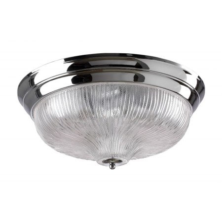 Ceiling Crystal Lux, Lluvia 0821/105, E14, 5x60 W, 17.5x46x46 cm, Chromium color