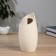 VAZA Ceramics Table "Wilston" D-4.5cm, 17x9.5 cm, beige
