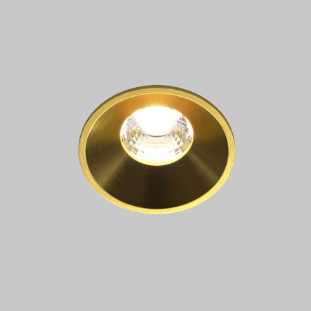 Lamp built-in Technical DL058-7W4K-BS, LED, 7 W, 60x60x53 mm, 520 lm, 4000k, brass-2