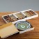 Set with skewers Gift "Shafran", 12 items, in a wooden box, shamporas 50cm