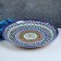 Largan Rishtan ceramics "Patterns", 32 cm, blue