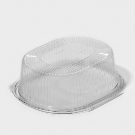 A plastic disposable container with an insoluble lid, RKS-750, 750 ml, 17.6 × 14.7 × 6.4 cm, 420 pcs/pcs-1
