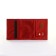Velcro wallet, red color