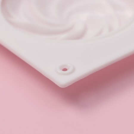 The form for baking the share of "sweets. Zavitka", silicone, 8 cells, 29.5 × 17 × 1.5 cm, white color-4