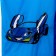 Children's raincoat "Machine", size L (120-130 cm)