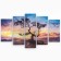 Carty clock wall modular "tree", silent, 80 x 140 cm