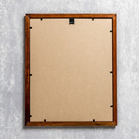 Photo frame wood 24x30 cm, walnut, mix (plastic screen)-3