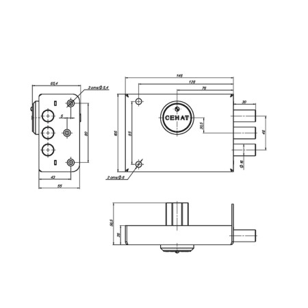 The Castle of the Senate, SNSS-6-3, 549, without a response plank, 3 keys-1