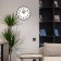 Watch wall, interior "coat of arms", d-30.5 cm, silent