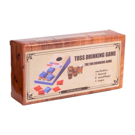 Game Cornhol alcohol, 8 pillows, 4 stacks, field 25.2 x 12.5 x 6 cm-7