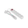 Extension cord Standard 5 nests, 3m, 3x1.0mm², s/h, with a switch, white rexant