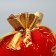 Bag gift plush "New Year's salutes", bells, embossing, 10 x 12 cm +/- 1.5 cm, New Year