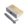 Tundra-macleure, natural bristles, plastic handle, 50x150 mm