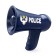 Megaphone "Police", 2 modes: siren, loudspeaker, works from batteries, in a bag