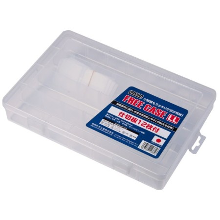 Fisherman fishing box MEIHO FREE CASE LL 286X205x50