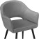 Chair on a metal frame Ouster MR-11 metal/velor, black/gray 60x58x81 cm