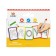 Set write-stand “I teach and write letters” cards with letters and pictures, marker