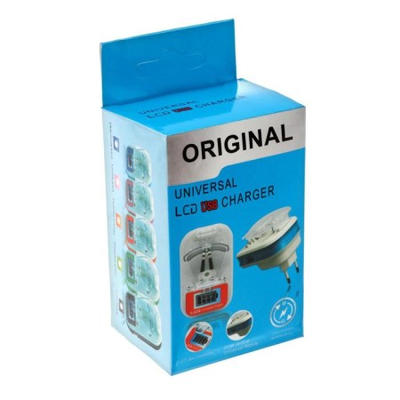 UC-21 network charger, display, universal for removable batteries-6