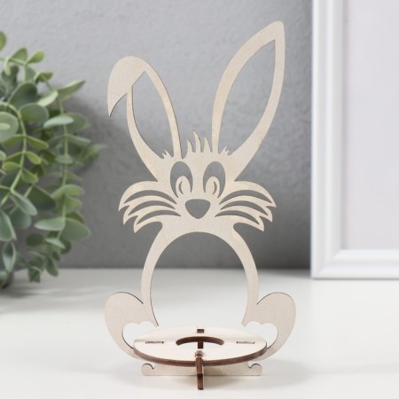 Easter stand "Hare" 9.3x6.5x17 cm (set 3 parts) White-4