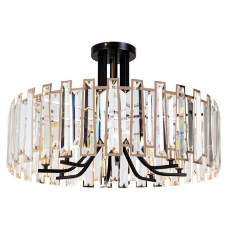 Amber 43 cm chandelier, D 65 cm, 8x40W E14