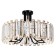 Amber 43 cm chandelier, D 65 cm, 8x40W E14