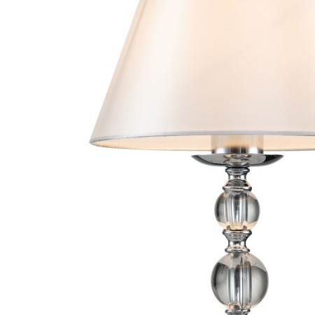 Luminaire desktop Indigo, 13011/1t Chrome. 1x60W, E27, 250x250x440 mm, white color-3