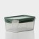Lock & Ok food container 1.1 l, 18.6 × 12.2 × 8.1 cm, transparent, green cover