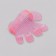Rubber massage brush on hand, pink