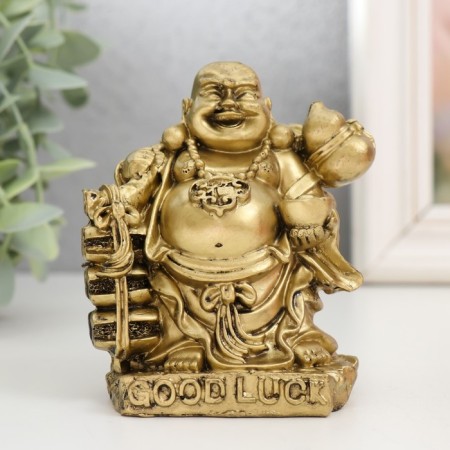 NECKE Polystone for bronze "Hothee with a bowl. Luck" 6x8x9.5 cm