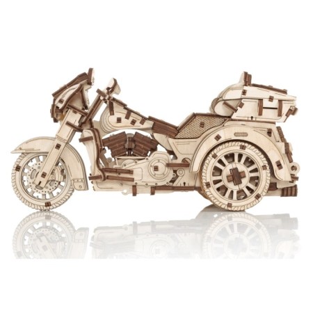 A prefabricated EWA wooden model “Motorcycle. Trike "-18