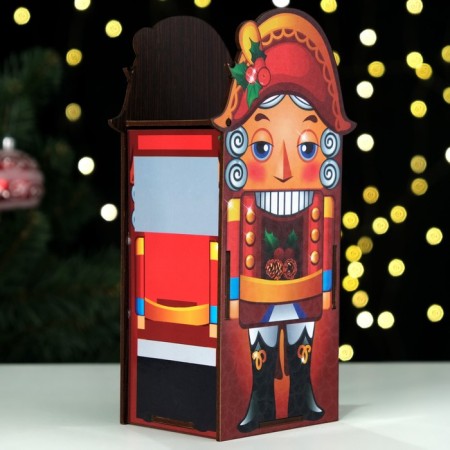Box for sweets "Nutcracker", with a bilateral lid, 20 x 13.5 x 8 cm-1