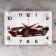 Carty clock, series: transport, "sports car", smooth move, 25 x 35 cm