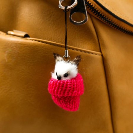 Fluffing Suspension "Kitty sits in a hat" MIX 5x3x3 cm