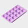 The form for baking is the “figure. Hemisphere ”, silicone, 28 × 16.5 × 2.3 cm, 15 cells (D = 4.7 cm), lilac color