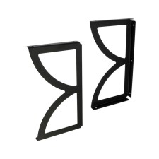 Delta bracket, double, fashion 2, 195x355, 2 pcs, color black